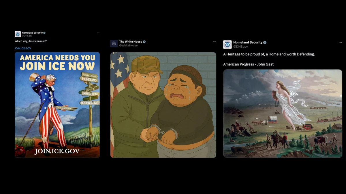 Three of the Trump Administration's white supremacist social media memes